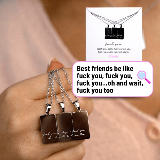 Fuck You All - Stainless Steel Friendship Necklace
