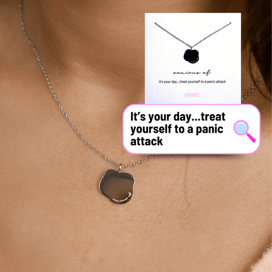 Anxious AF - Stainless Steel Friendship Necklace