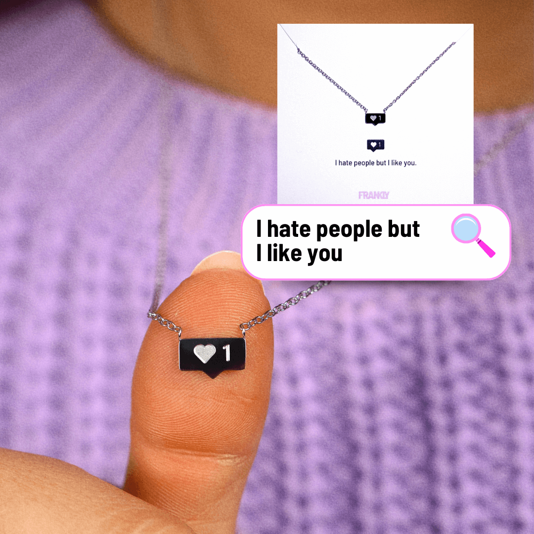 "I Hate People" Necklace