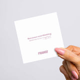 Because overthinking deserves- Quote Card