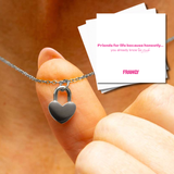 Heart Padlock Necklace