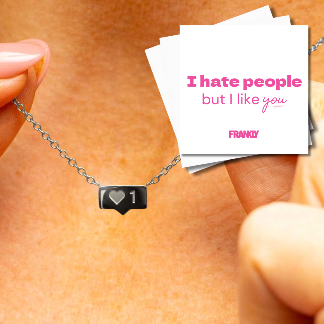 "I Hate People" Necklace