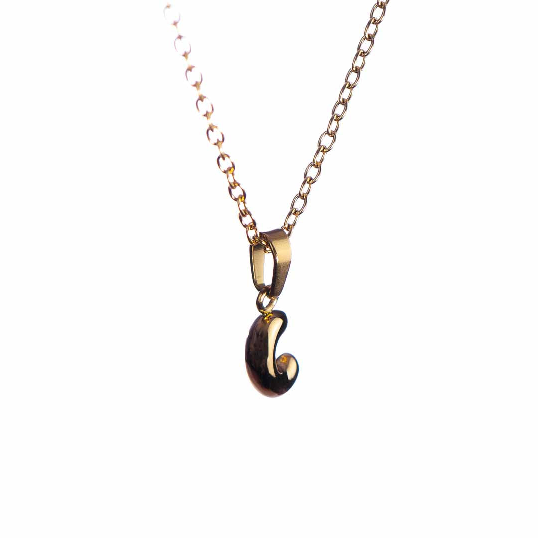 Stackable "C" Balloon Initial Letter Necklace