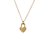 Heart Padlock Necklace
