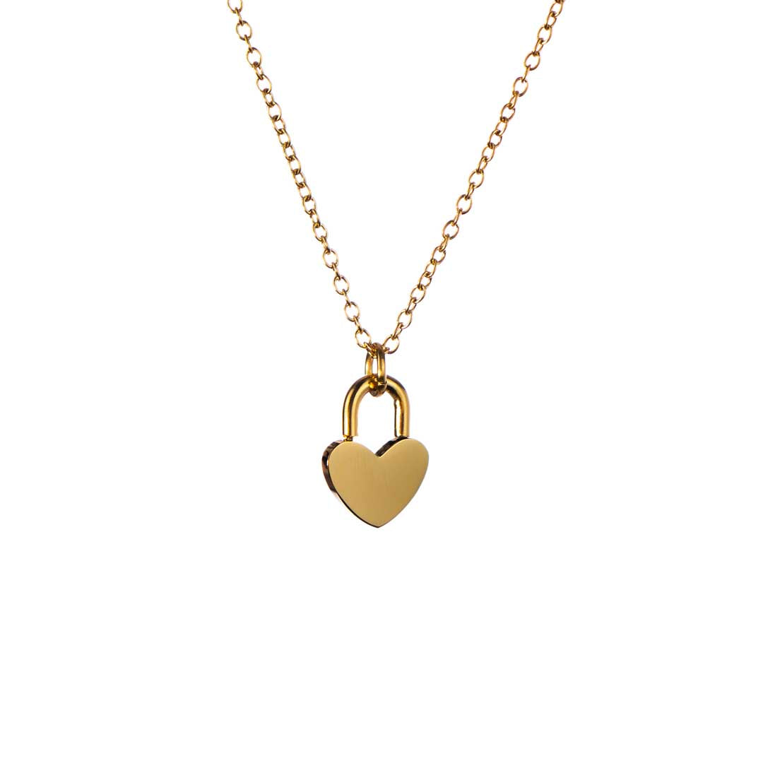 Heart Padlock Necklace