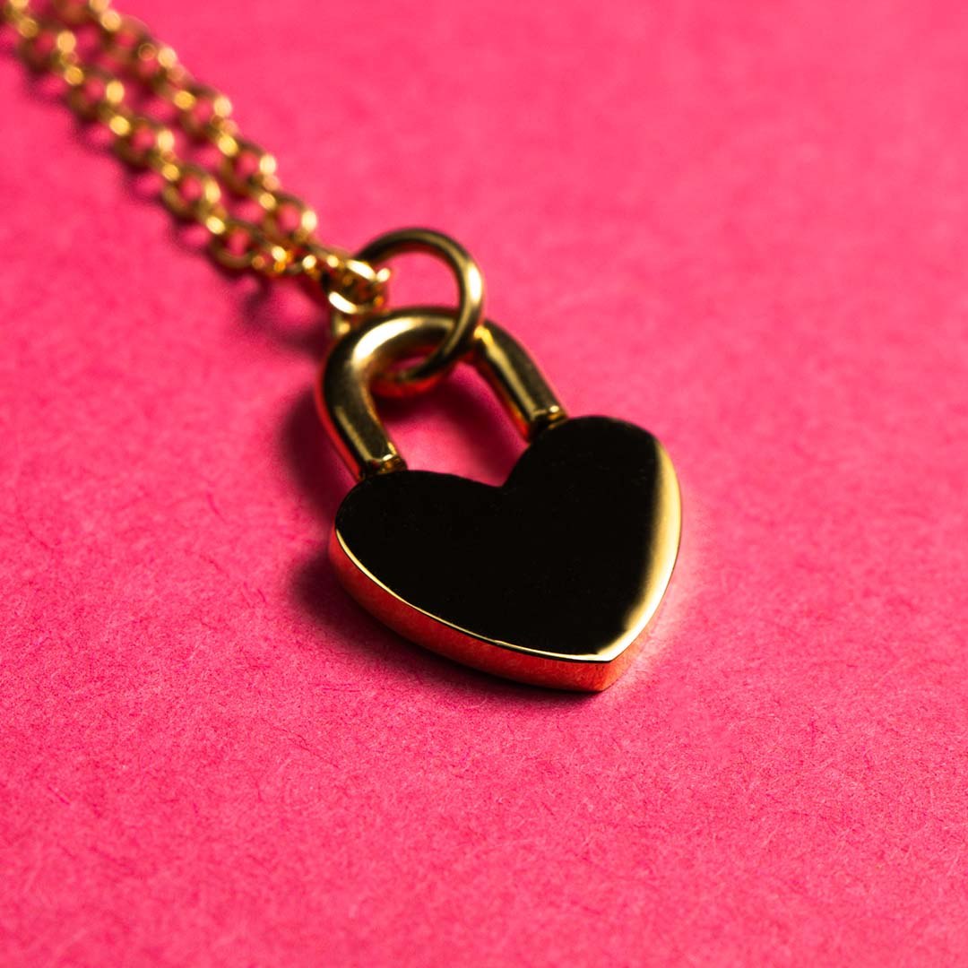 Heart Padlock Necklace