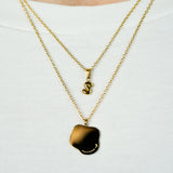 Stackable "S" Balloon Initial Letter Necklace