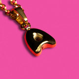 Stackable "A" Balloon Initial Letter Necklace
