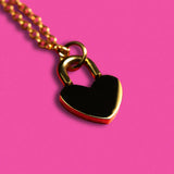 Heart Padlock Necklace