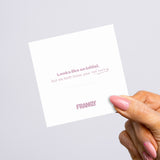 Looks like an initial but really - Quote Card