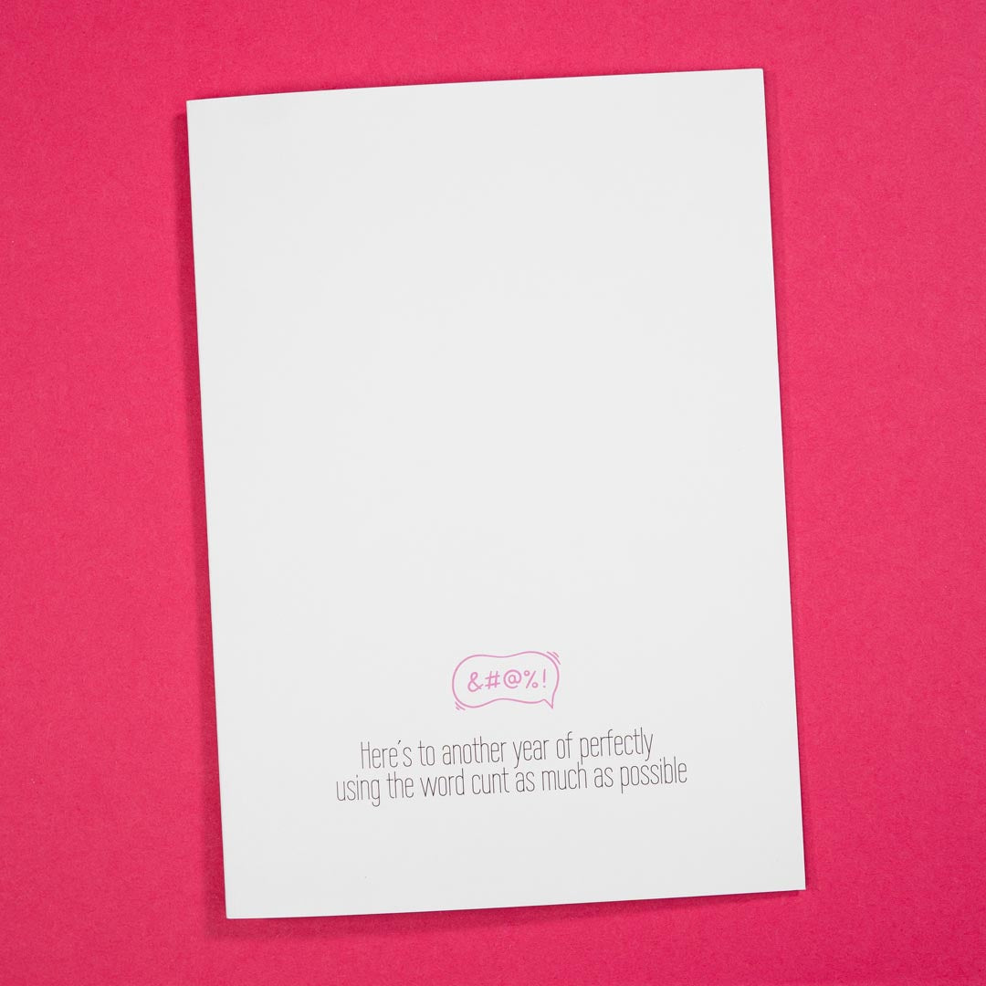 Profanity Perfection Greetings Card