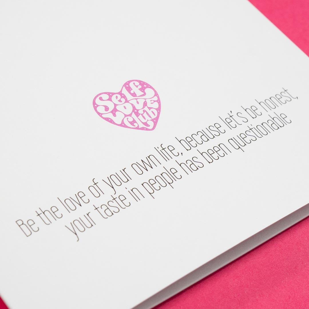 Self Love Greetings Card