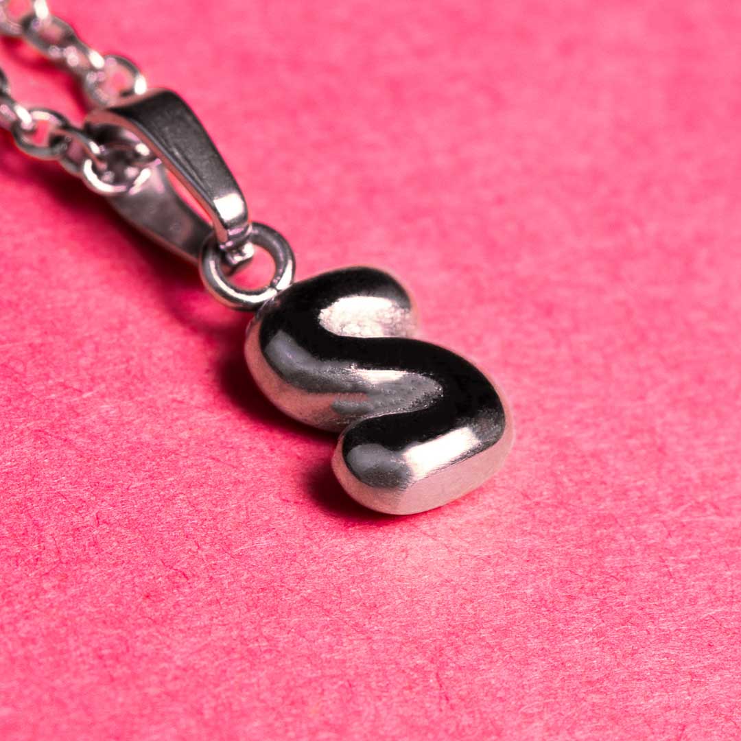 Stackable Balloon Letter Necklace