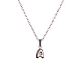 Stackable "A" Balloon Initial Letter Necklace