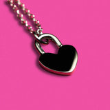 Heart Padlock Necklace