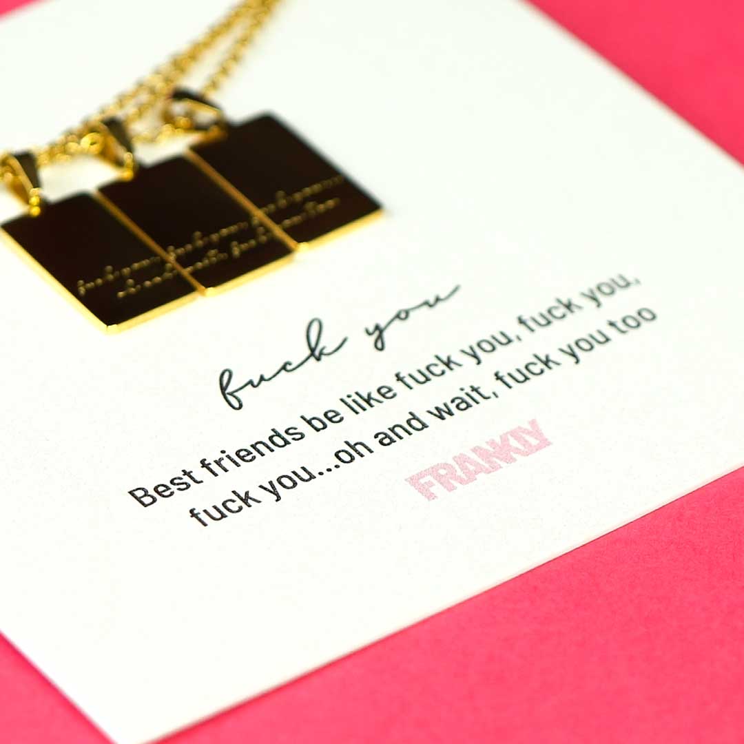 Fuck You All Necklace